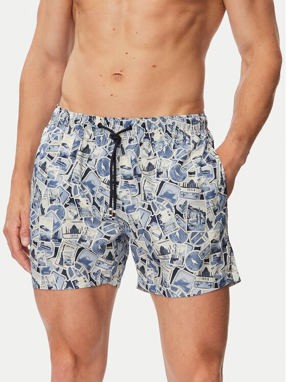 Beverly Hills Polo Club Pantaloni scurți pentru înot P-SS26M-BREA-0722 Regular Fit