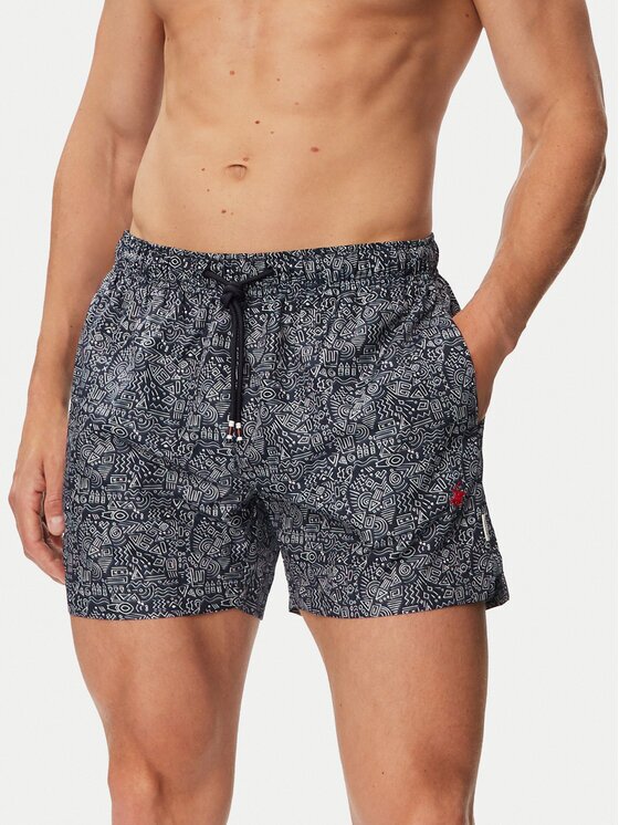 Beverly Hills Polo Club Pantaloni scurți pentru înot P-SS26M-BREA-0725 Regular Fit