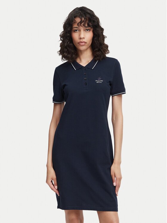Beverly Hills Polo Club Rochie de zi P-SS26W-ABP526590-0298 Regular Fit