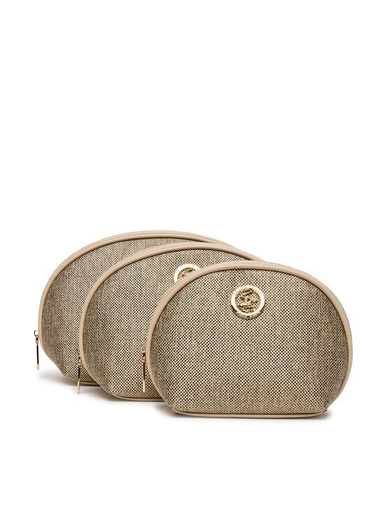 Beverly Hills Polo Club Set de genți pentru cosmetice BHPC-U1-007-SS25 (3-pack) Bej