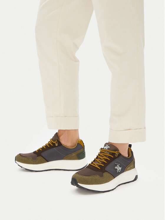 Beverly Hills Polo Club Sneakers CEO-V5-DARIO Kaki