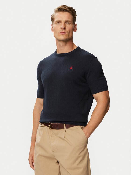 Beverly Hills Polo Club Tricou P-SS26M-M436344NVY Regular Fit
