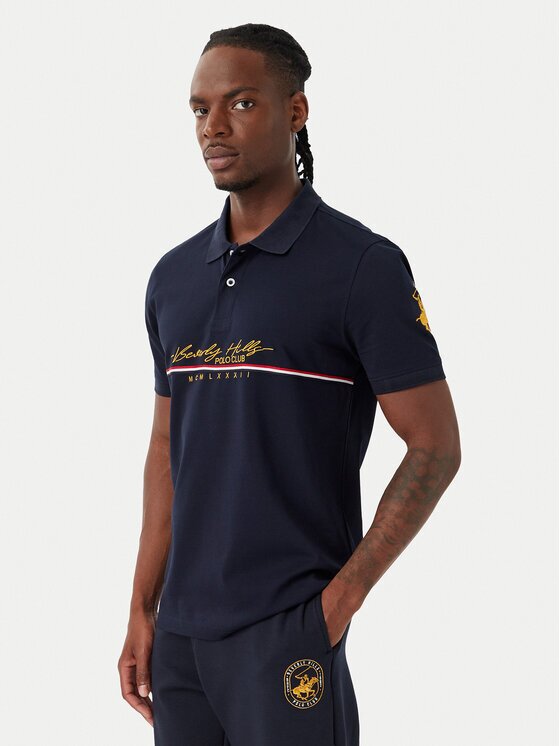 Beverly Hills Polo Club Tricou polo P-SS26M-P2528 Regular Fit