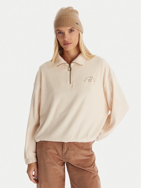 Billabong Bluză Coffee Time EBJKT00115 Écru Regular Fit