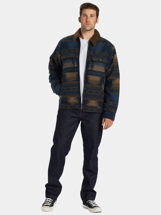 Billabong Jachetă cămașă Barlow Jckt ABYJK00184 Bleumarin Regular Fit