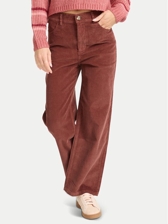 Billabong Pantaloni din material Be Free Cord EBJDP03002 Wide Leg
