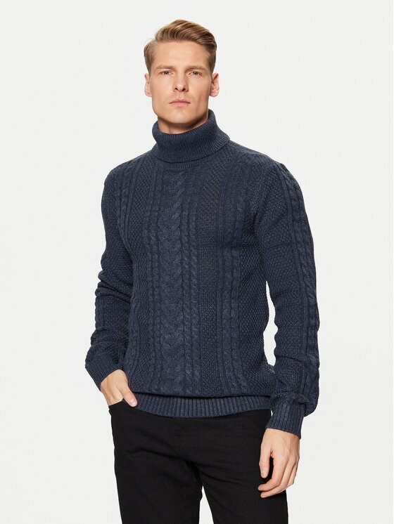 BLEND Bluză cu gât 20717438 Regular Fit