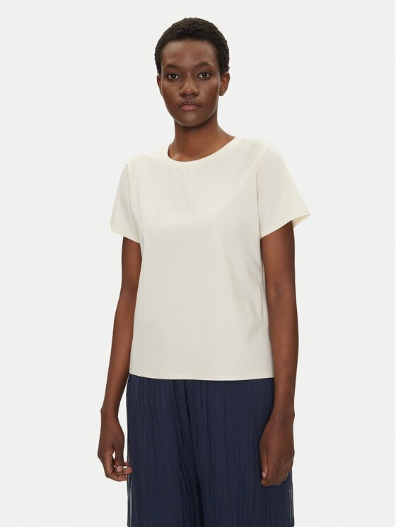 Bomboogie Tricou TW9081TJTK5 Écru Regular Fit