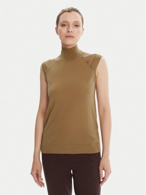 Boss Bluză cu gât Fipini 50544998 Regular Fit