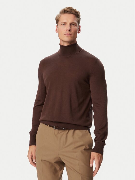 Boss Bluză cu gât H-Musso 50565517 Regular Fit
