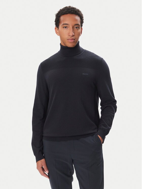 Boss Bluză cu gât Momentum-X TN 50568950 Regular Fit