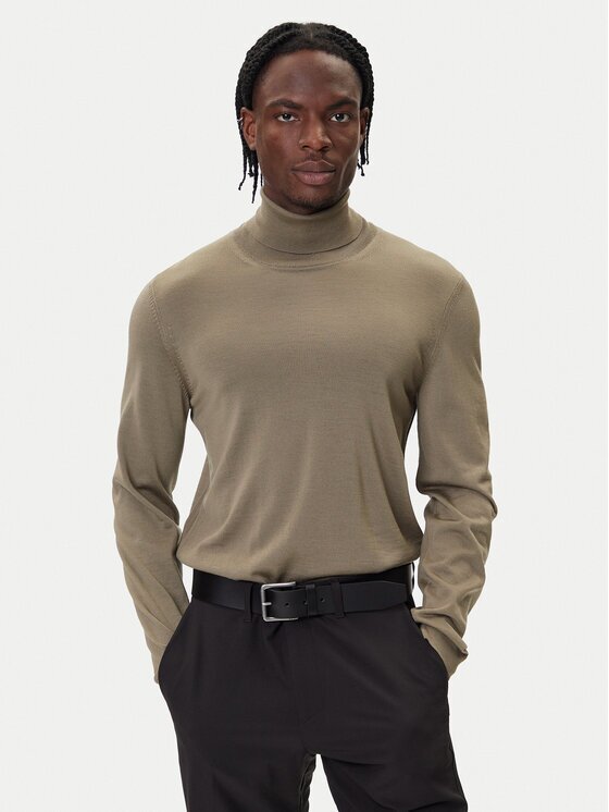 Boss Bluză cu gât Musso-P 50468262 Slim Fit