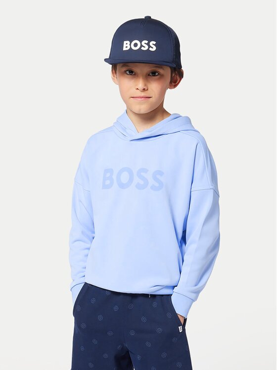 Boss Bluză J52028 D Albastru celest Loose Fit