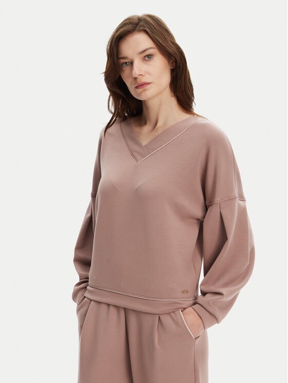 Boss Bluză Scuba 50545647 Relaxed Fit