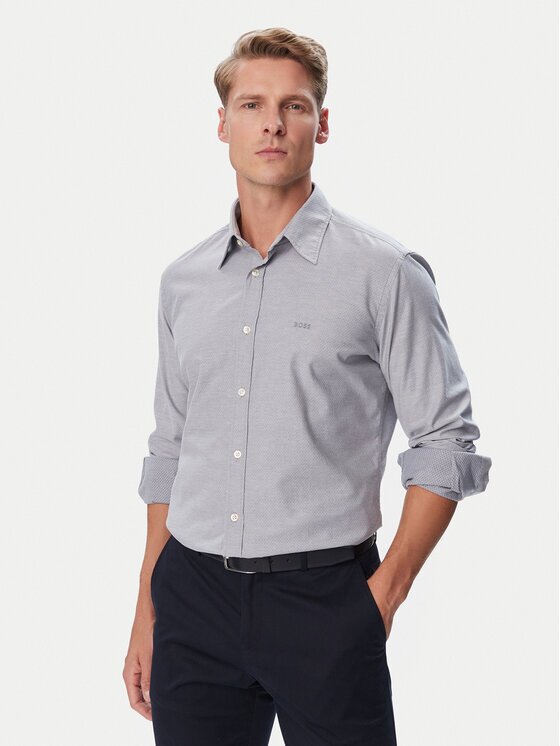 Boss Cămașă Relegant 6 M 50569606 Albastru Regular Fit