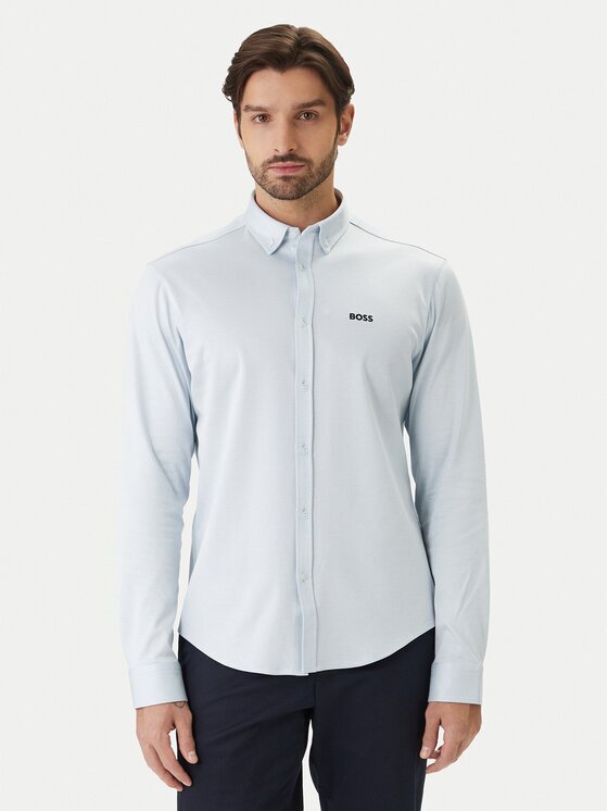 Boss Cămașă ST Motion 50555946 Albastru celest Regular Fit