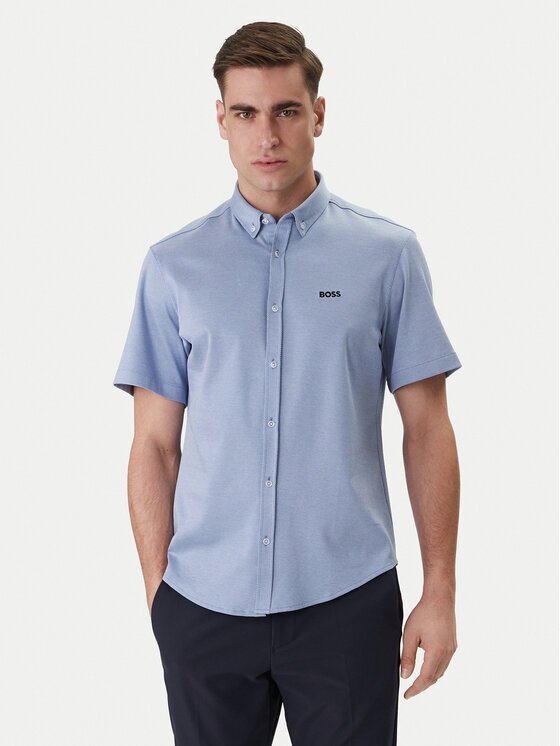 Boss Cămașă ST Motion 50555951 Albastru celest Regular Fit