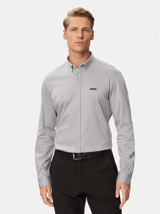 Boss Cămașă St_Motion L 50555946 Verde închis Regular Fit