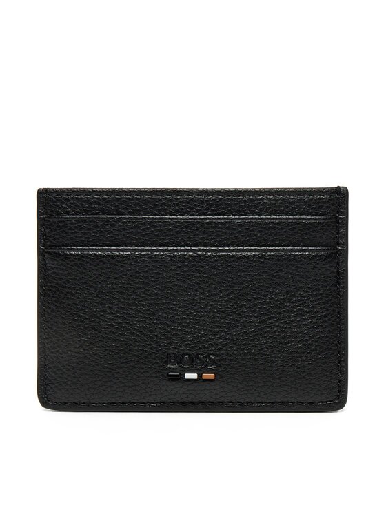 Boss Etui pentru carduri Grained faux-leather card holder with signature details 50536513