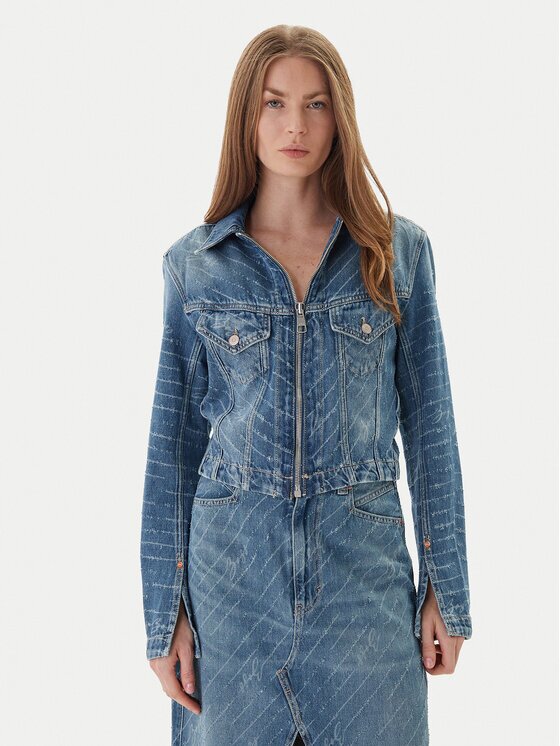 Boss Geacă de blugi 50542426 Slim Fit