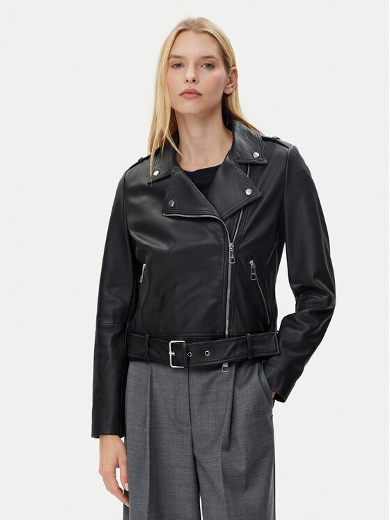 Boss Geacă de piele C_Sameli 50510964 Regular Fit
