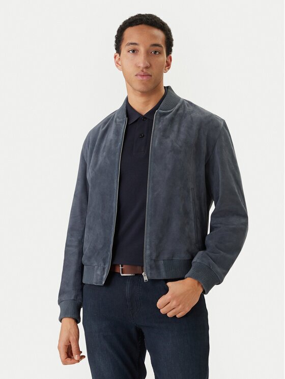 Boss Geacă de piele H-Muller 50543213 Regular Fit