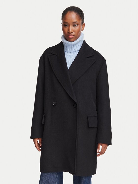 Boss Palton de lână C_Calesarina 50568506 Regular Fit