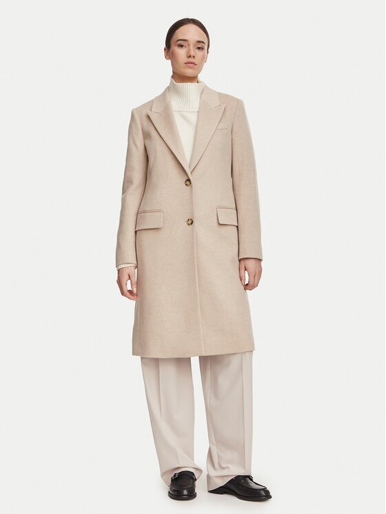 Boss Palton de lână Classin1 50574982 Regular Fit