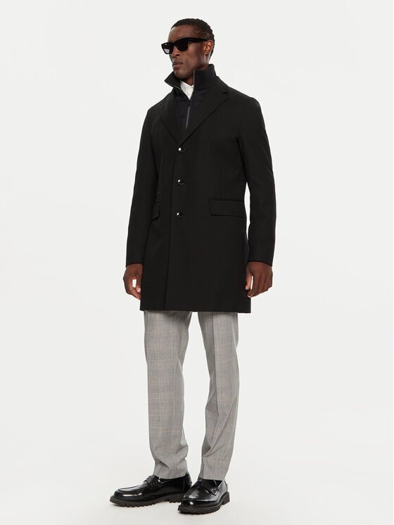 Boss Palton de lână H-Hyde 50502255 Slim Fit