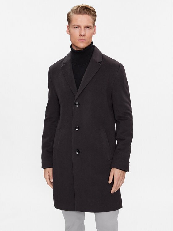 Boss Palton de lână H-Hyde-C-224 50485199 Regular Fit