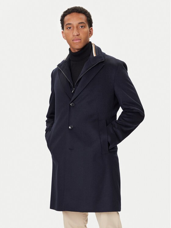 Boss Palton de lână H-Jared 50551085 Regular Fit