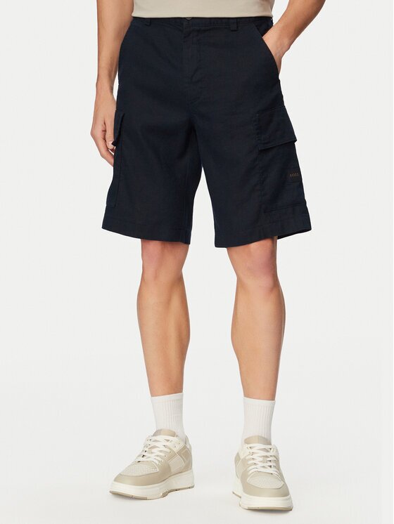 Boss Pantalon scurți din material Sisla 50559366 Relaxed Fit