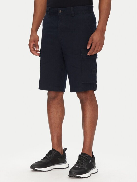 Boss Pantalon scurți din material Sisla-9 50536888 Slim Fit