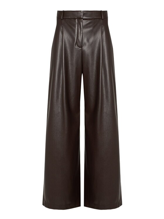 Boss Pantaloni din imitație de piele Tiana4-M 50564757 Regular Fit