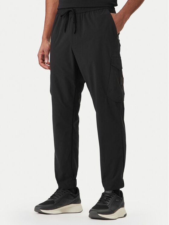 Boss Pantaloni din material T_Urbanex-Cargolight 50508339 Tapered Fit