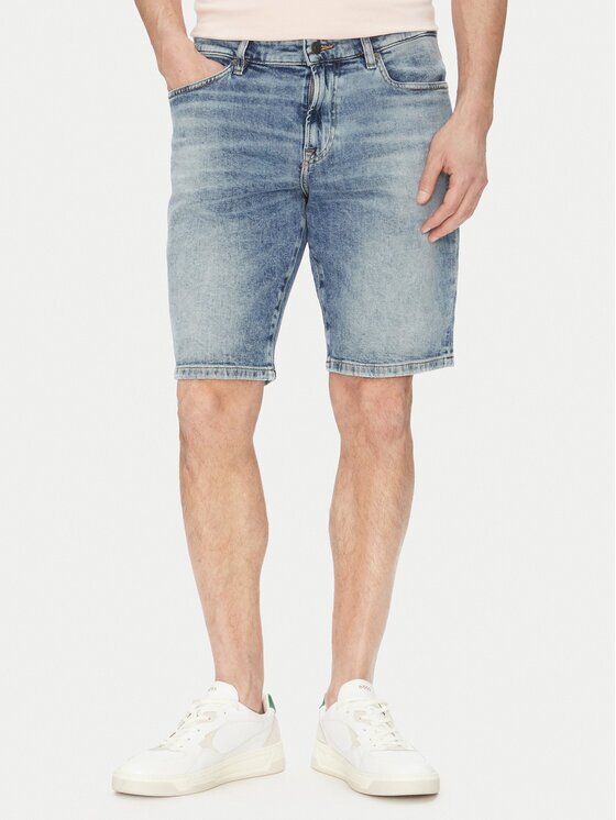 Boss Pantaloni scurți de blugi Re.Maine 50537816 Regular Fit