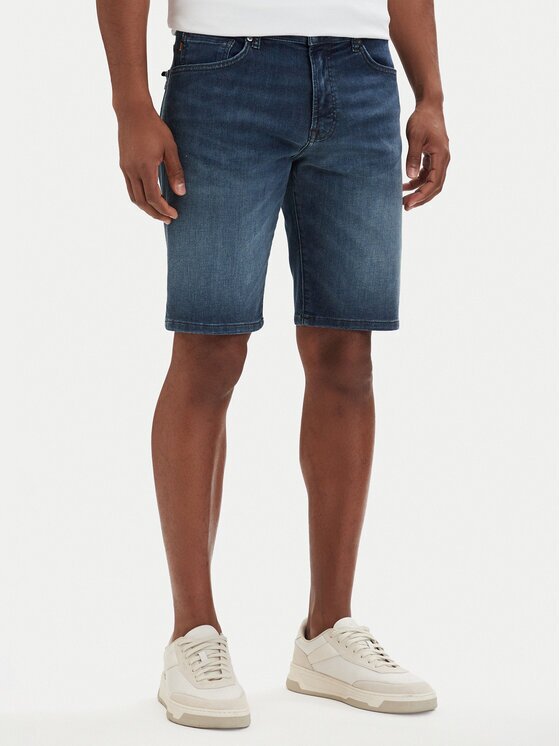 Boss Pantaloni scurți de blugi Re.Maine 50559917 Regular Fit