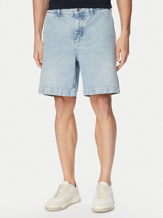 Boss Pantaloni scurți de blugi Sandrew 50559031 Regular Fit