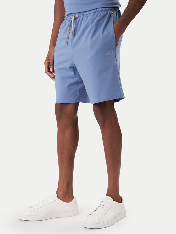 Boss Pantaloni scurți sport Mix&Match 50515314 Albastru celest Regular Fit