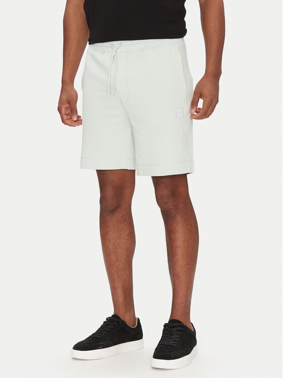 Boss Pantaloni scurți sport Sewalk 50511726 Albastru celest Regular Fit