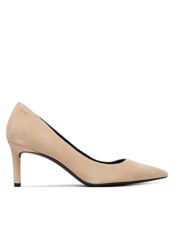 Boss Pantofi cu toc subțire Gracey 50557675 Écru