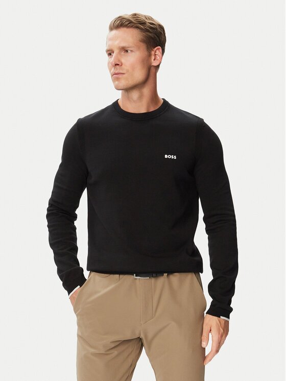 Boss Pulover Ever-X CN 50556145 Negru Regular Fit