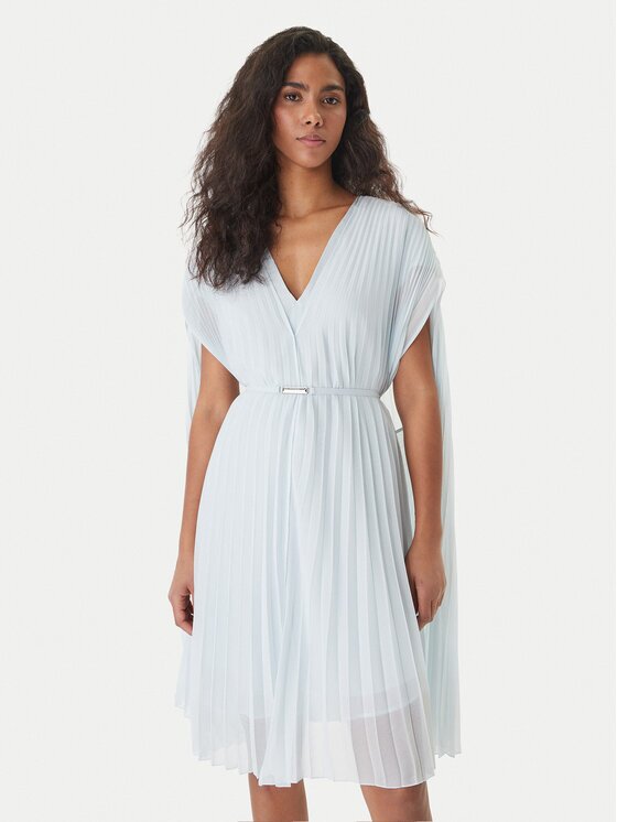 Boss Rochie cocktail Doplisse 50558254 Albastru celest Relaxed Fit
