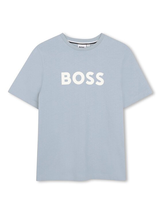 Boss Tricou J52711 Albastru celest Regular Fit