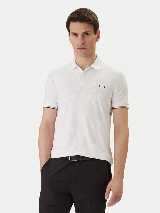 Boss Tricou polo Chip Hexa 50554561 Regular Fit