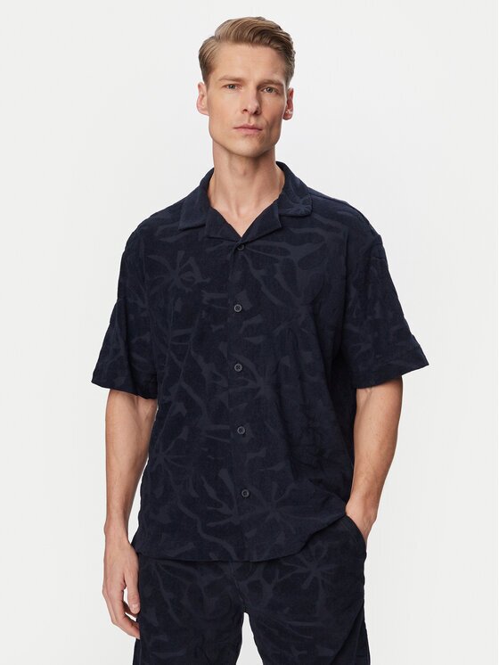 Boss Tricou polo Flower 50559204 Regular Fit