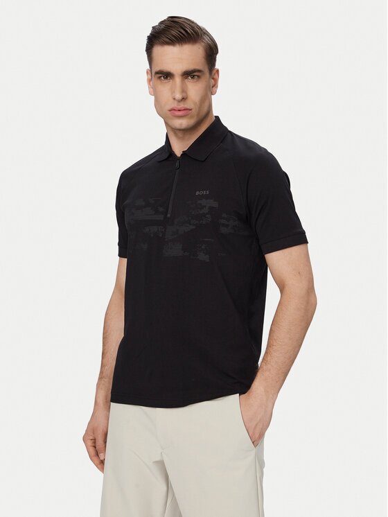 Boss Tricou polo Pl Globe Pattern 50559010 Regular Fit