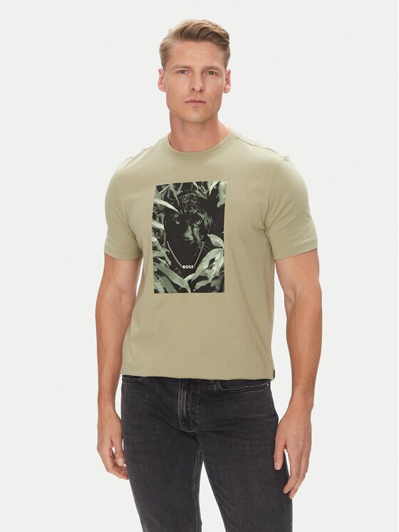 Boss Tricou Te_Animali 50546362 Regular Fit