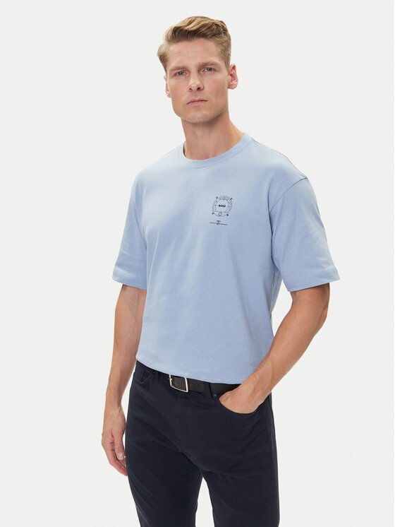 Boss Tricou Te_Voyage 50546370 Relaxed Fit