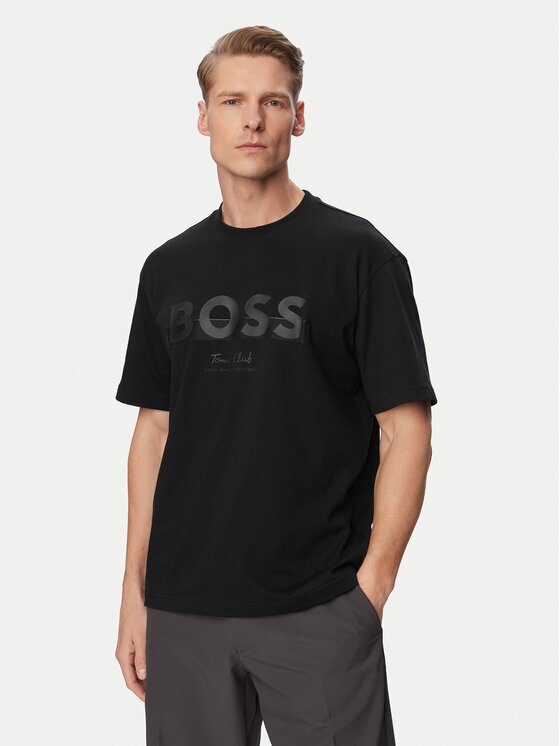 Boss Tricou Ts Member Logo 50559854 Relaxed Fit